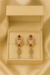DIGITAL EARRING-89 (Maroon)